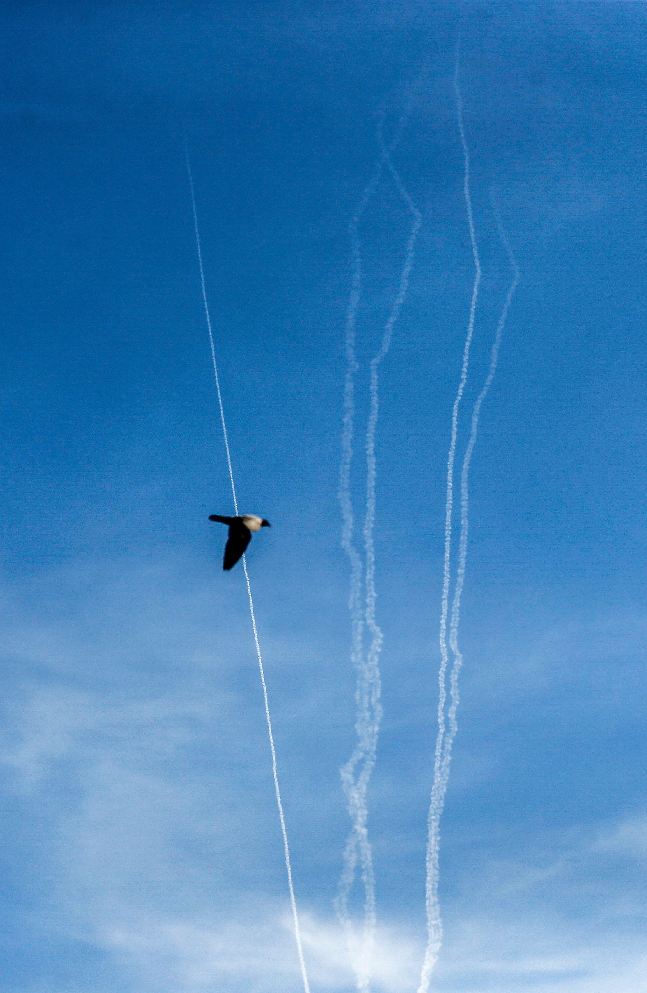 بزووتنەوەی حەماس هەشت مووشەک ئاراستەی دەریا دەکات